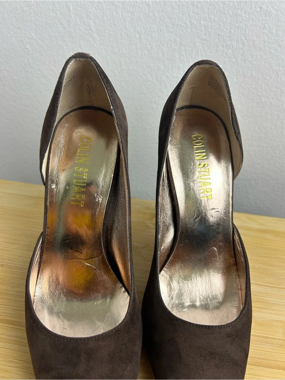 Colin Stuart Women’s Size 7.5B Brown Suede Pointed-Toe Pumps